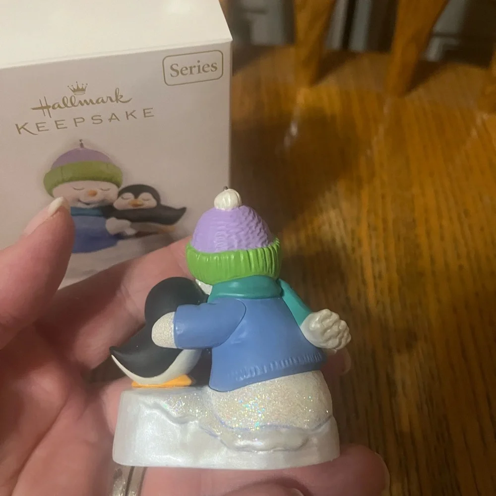 Hallmark Keepsake Snow Buddies Ornament - Blue and Black